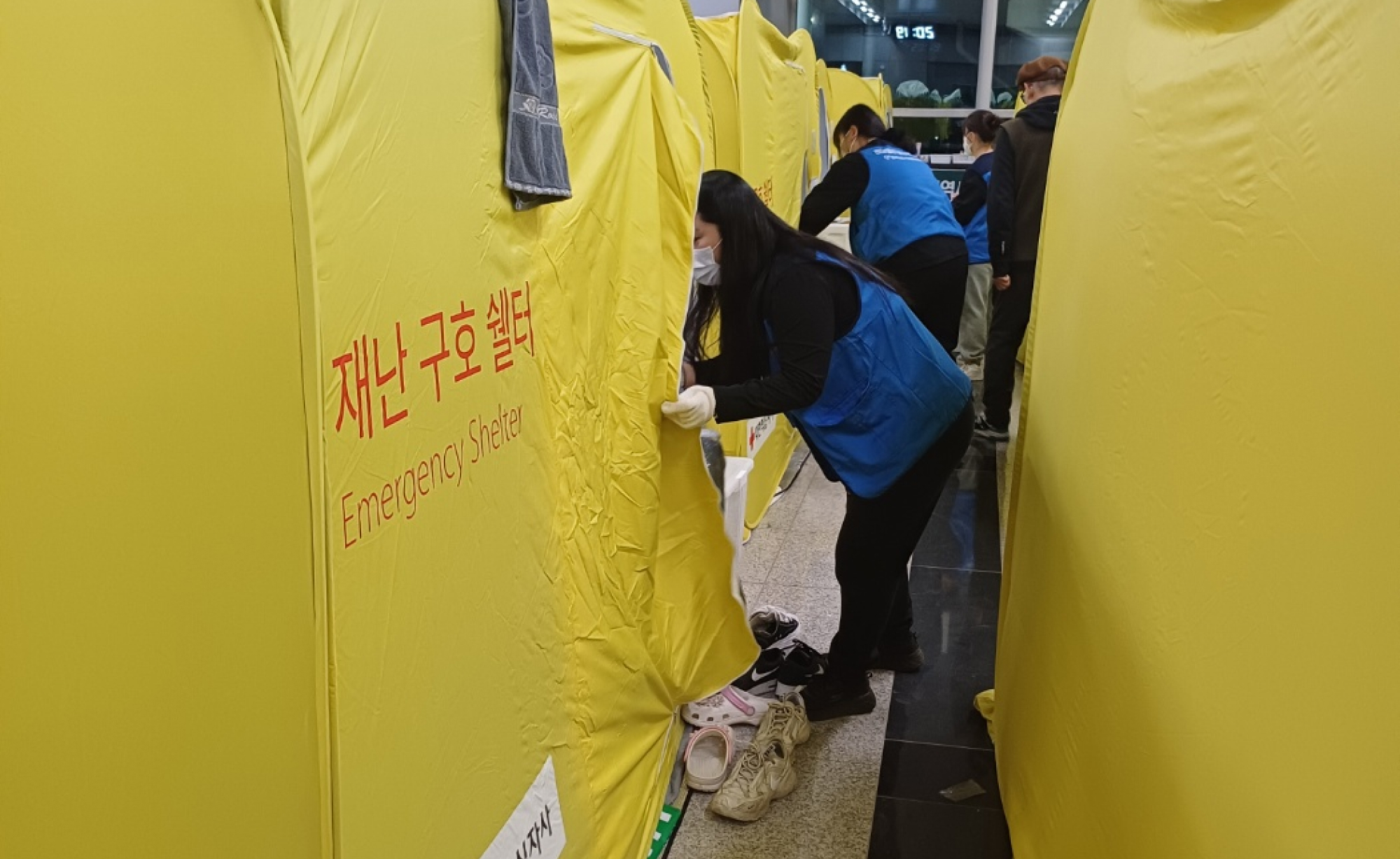 마을을 지키던 당산나무가 사라진 자리